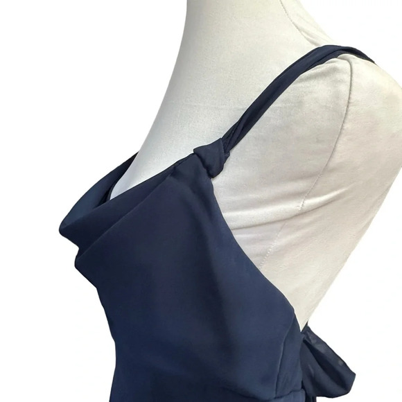 WTOO Watters & Watters Navy Blue Cocktail, Bridesmaid Dress - Picture 5 of 9